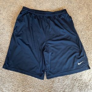 Navy Blue Nike Dri-Fit Basketball Shorts